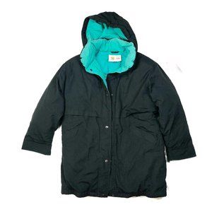 DUVET DOWNWEAR Vintage 11/22 Raincoat Womens Black